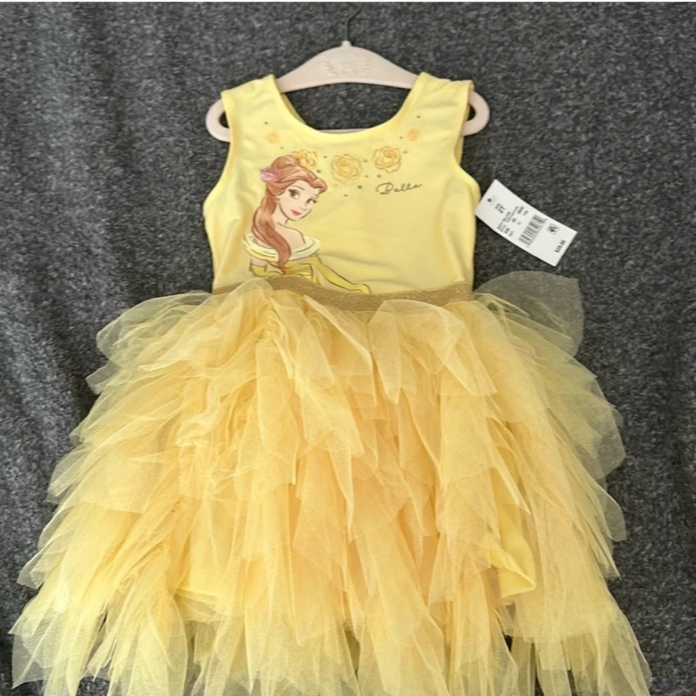 Disney Princess Belle Yellow Costume Dress - Picture 1 of 4